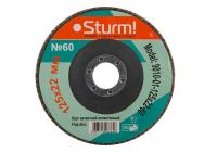 Круг зачистной ЛЕПЕСТКОВЫЙ 125х22, 60 зерно, STURM